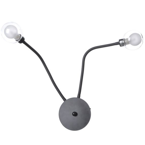 Бра настенное накладное на гибкой ножке BL-416W/2 G9 BK | Зображення 1