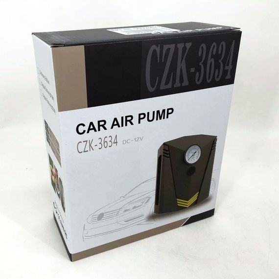 Насос для машини 12в, Автомобільний компресор для коліс, Компресор для машини, Насос від прикурювача | Зображення 3