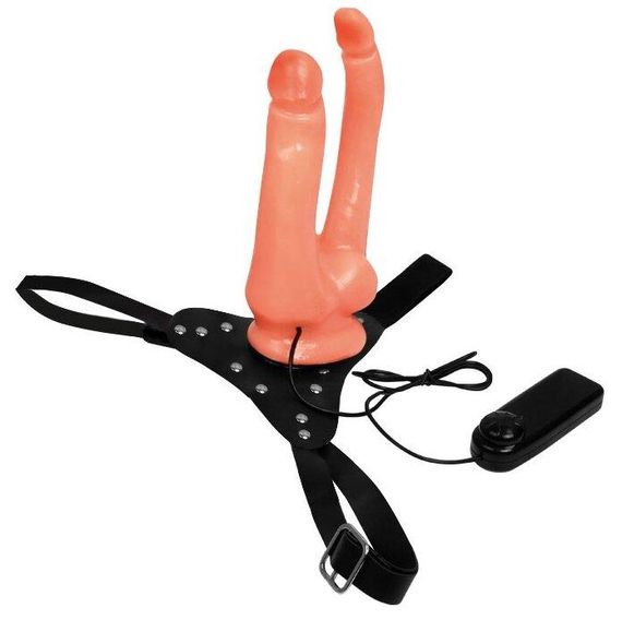 Женский анально-вагинальный страпон с вибрацией - Jessica, BW-022029 Sex Aura | Зображення 4