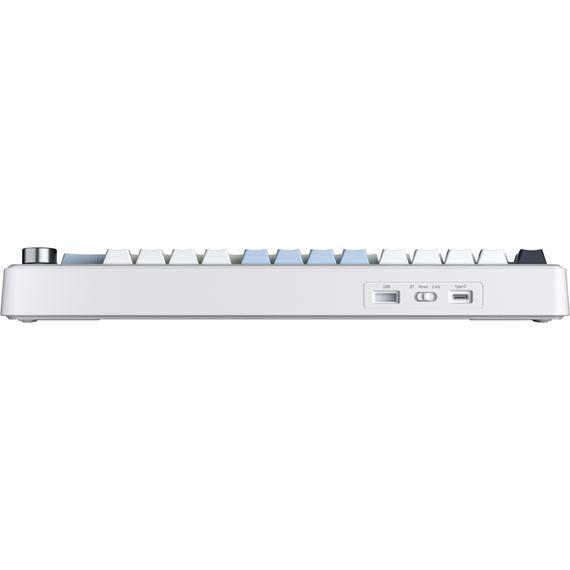 Клавіатура Aula F75 MAX Wireless/Bluetooth UA White/Blue (6978080501158) | Зображення 1