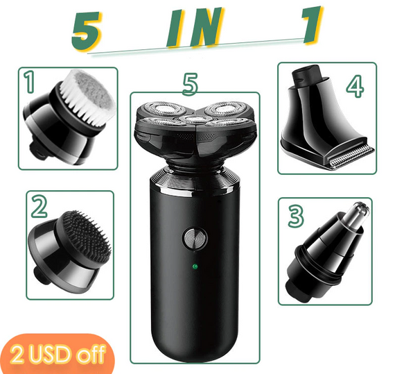 Професійна електробритва-триммер з 5 насадками XPRO KM-1004 (45557-KM-1004_729) | Зображення 3