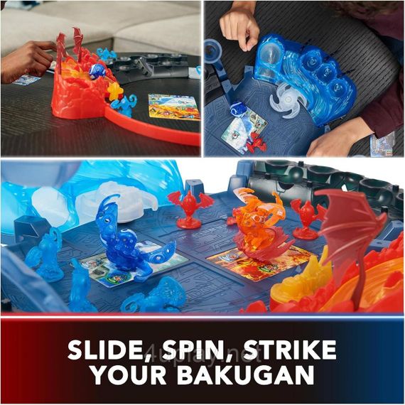 Арена Бакуган с вращающимся атакующим бакуганом Драгоноид Оригинал Spin Master Bakugan Battle Arena | Зображення 5