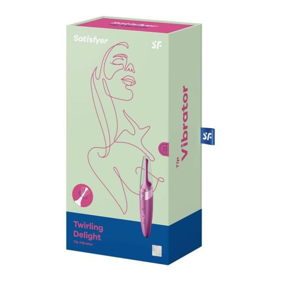 Вібратор для цілеспрямованої стимуляції клітора Satisfyer Twirling Delight, рожевий Sex Aura | Зображення 4