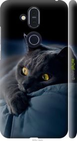 Чохол на Nokia 8.1 Димчастий кіт "825m-1620-2448"