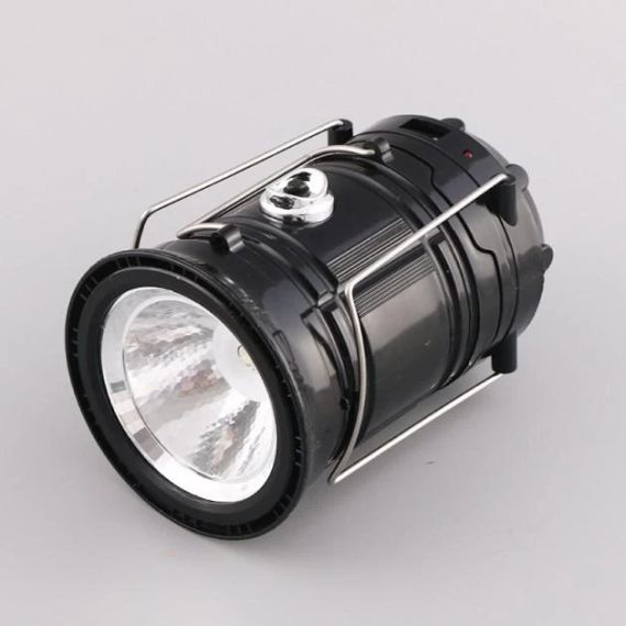 Кемпінгова LED-лампа X-BAIL BL-5800 з ліхтариком і сонячною панеллю | Зображення 1
