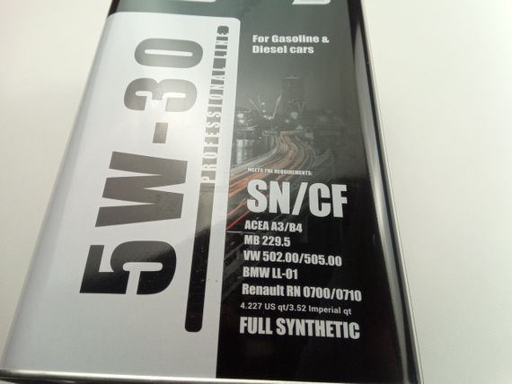 Олива моторна 5W-30 синтетична HighWay SN/CF 4 л | Зображення 2
