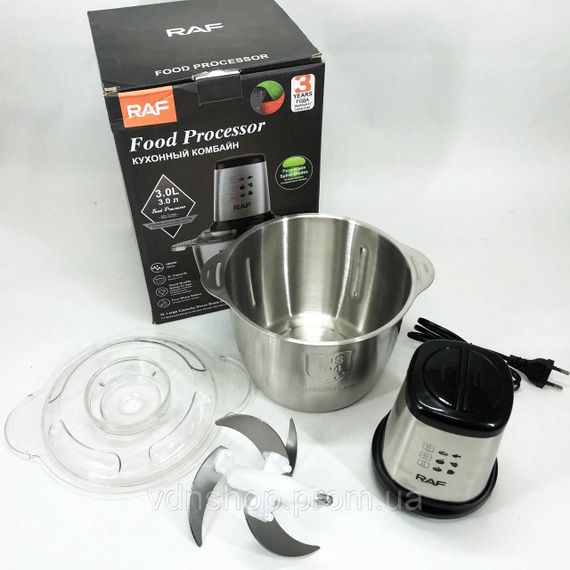 Блендер миксер с мерным стаканом RAF, Блендер с несколькими режимами работы для детского пюре XN-89 | Зображення 6