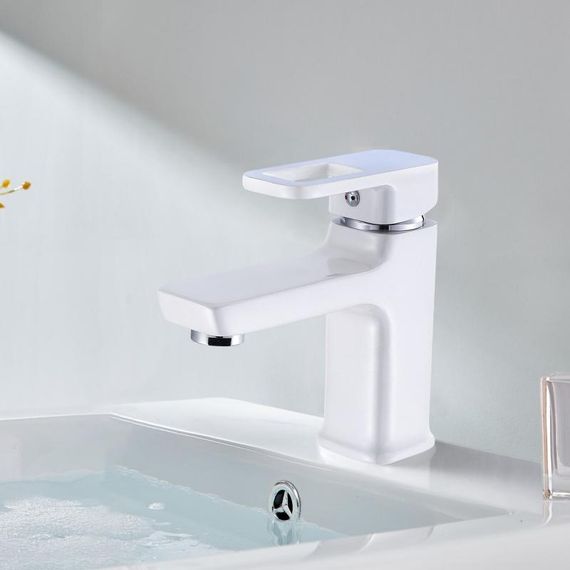 Змішувач для раковини Lidz Wawel 001 (k35) LDWAW001WHI45397 White | Зображення 4