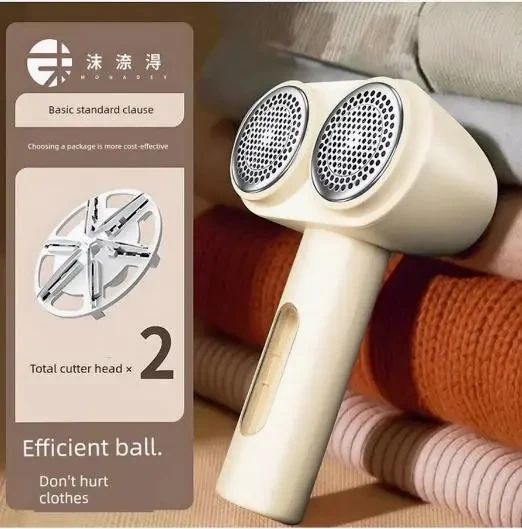 Электрическая машинка для удаления катышек, шерсти с двойной головкой Grinder LY-857 | Зображення 6