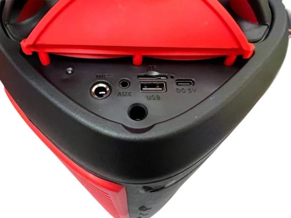 Портативна Bluetooth-колонка JQS4407 20 Вт з RGB-підсвіткою і двома динаміками | Зображення 7