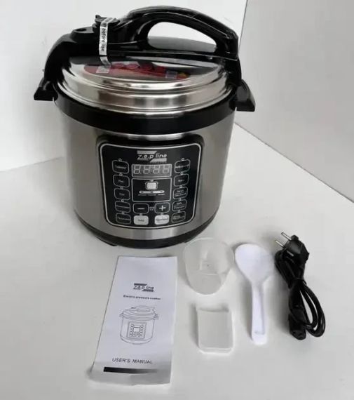 ОЧЕНКА! Мультиварка Zepline ZP-121 3000W 17 програм 7 л (Вм'ятина на корпусі, погана упаковка 3016) | Зображення 6