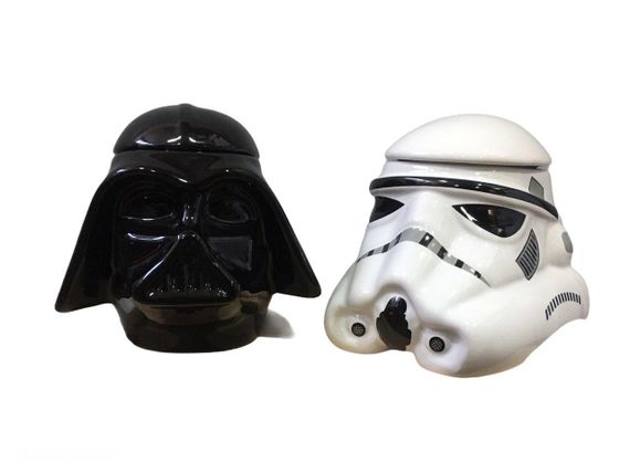 Подарунковий набір Чашка Бокал 3D Кришкою Star Wars Дарт Вейдер і Штурмовик 3D | Зображення 3