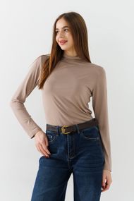 Гольф однотонний жіночий Jia Ying 9829 L Капучино shop (2000990900210)