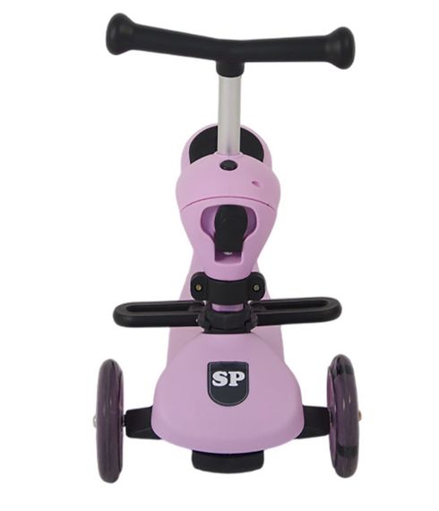 Самокат дитячий триколісний 2в1 Spoko SP-322 із сидінням рожевий 42401024 | Зображення 5