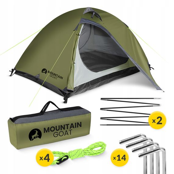 Намет туристичний Mountain Goat Prime Duo 2-місний Olive (P-5905973406567) | Зображення 7