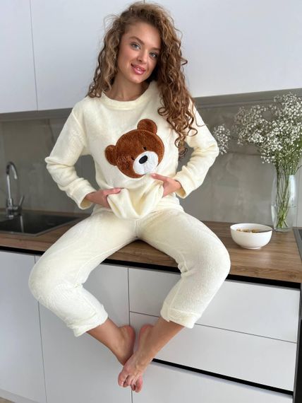 Женская пижама Белая 2XL (2502/1) | Зображення 5