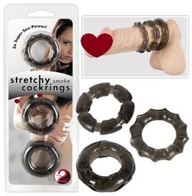 Эрекционные кольца Эластичность (3 шт) Sex Aura