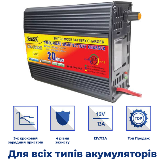 Автозарядне устройство для автомобильного аккумулятора MA-1220AT (42763-WX-2050C_947) | Зображення 9