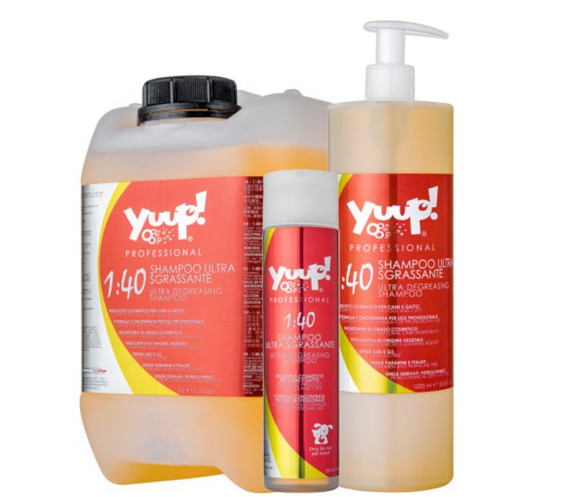 Юп! Professional Ultra Degreasing Shampoo - обезжиривающий шампунь для собак, глубокая очистка,на разлив 0.5