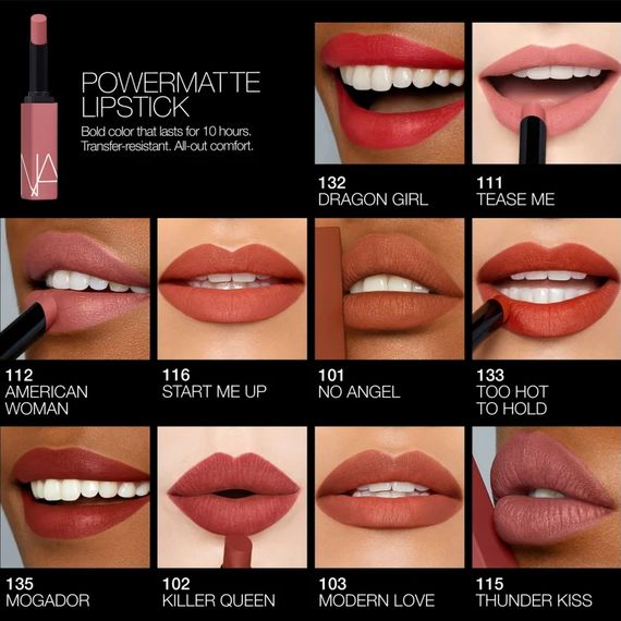 Помада матова NARS Powermatte Lipstick - Dragon Girl 132 (0.8 g) | Зображення 2
