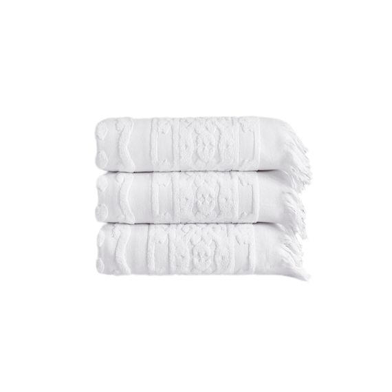 Рушник TAC 114024 Туреччина 50*100 см  Бавовна Білий