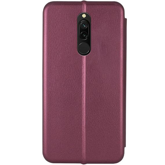 Кожаный чехол-книжка Classy для Xiaomi Redmi 8 Бордовый | Зображення 1