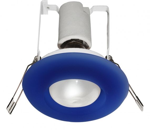 Светильник точечный декоративный HDL-G01 blue (Е14)