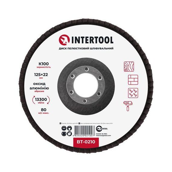 Диск шліфувальний пелюстковий INTERTOOL BT-02101