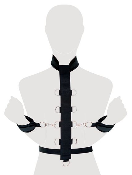 Бондажний набір - FFS Fantasy Harness Black Sex Aura | Зображення 4