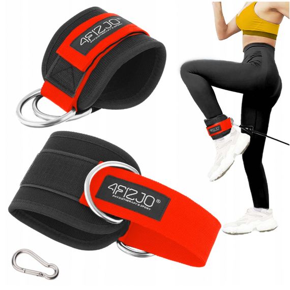 Манжети для тяги 4FIZJO Ankle Strap 2 шт 4FJ0413 (P-5907739314819)