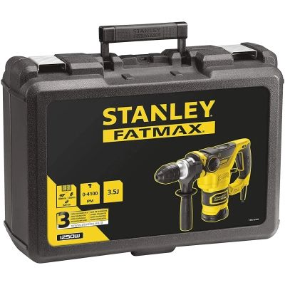 Перфоратор Stanley SDS-Plus, 1250 Вт, 3.5 Дж, 850 об/мин, кейс (FME1250K) | Зображення 2