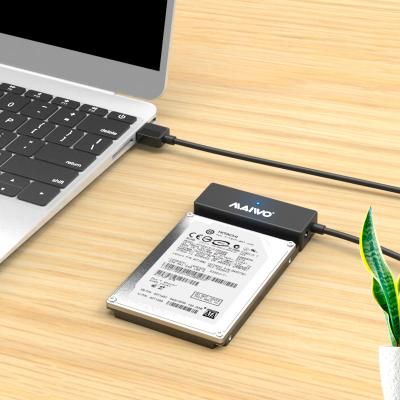 Адаптер Maiwo USB 3.0 to HDD SATA 2,5&quot;/3,5&quot;/5,25&quot;/SSD, PA 2V/2A black (K10435A) (K10435A) | Зображення 3