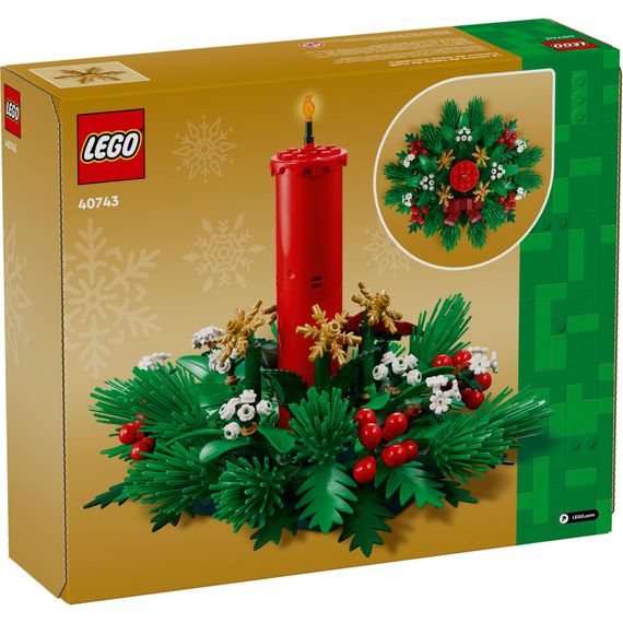 Конструктор LEGO Iconic Декор для різдвяного столу (40743) | Зображення 2