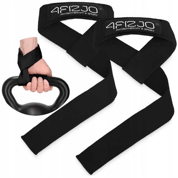 Лямки для станової тяги 4FIZJO Deadlift Straps Black (P-5905973402279) | Зображення 8