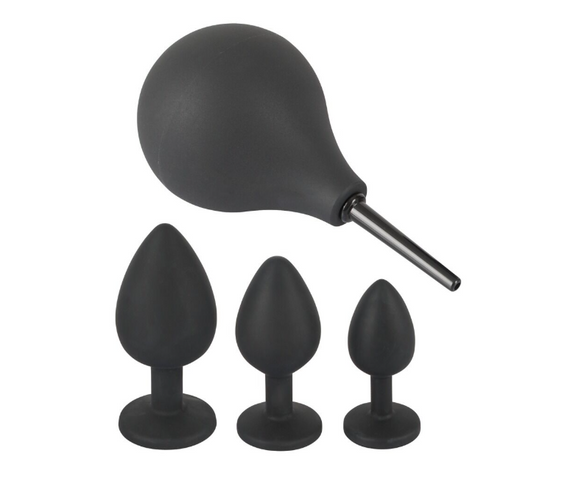 Набір анальний душ + 3 анальні корки Anal Kit sexstyle | Зображення 2