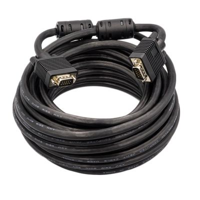 Кабель мультимедийный VGA M to VGA M 10.0m PowerPlant (CA911042)