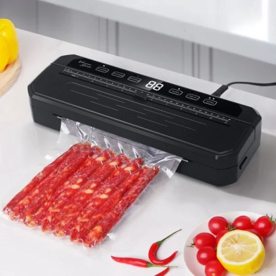 Вакууматор для продуктов AND LY-881 60 кПа 107 Вт • Вакуумный упаковщик Sealing Machine для хранения, замораживания и | Зображення 1