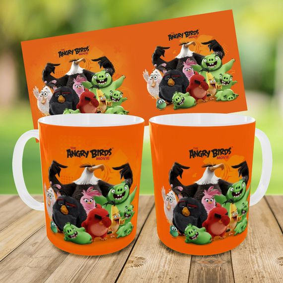 Набор: детская сумка-бананка+кружка Энгри Бердс 32х15см,бананка для мальчика через плечо на подарок (01027) | Зображення 2