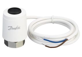 Термоелектричний привод Danfoss TWA-K, NO, 24V, M30x1.5, довжина кабелю 0.95м (088H3141)
