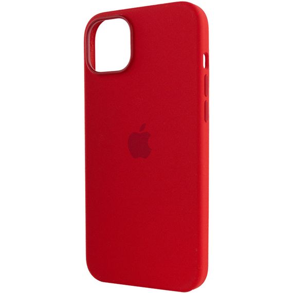 Чехол Silicone case (AAA) full with Magsafe для Apple iPhone 13 Pro (6.1") Красный / Red | Зображення 5