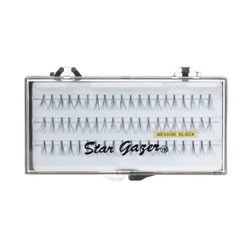 Накладні вії чорні пучки для очей №22 Stargazer | Зображення 1