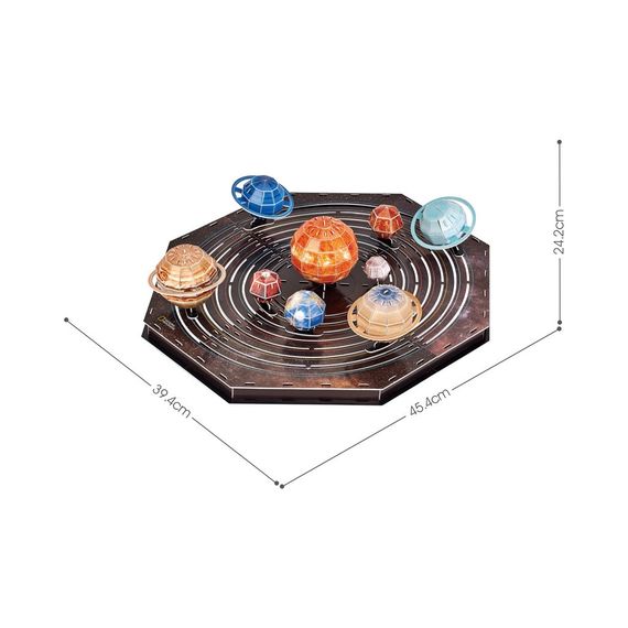 Пазл Cubic Fun Тривимірна головоломка-конструктор Stem Сонячна система (DS1087h) | Зображення 2