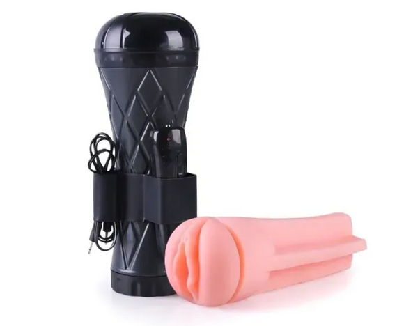 Вагина - мастурбатор с вибрацией Boss Series: Vibrating Vagina cyber skin - Latarka, BS6000025 sexstyle