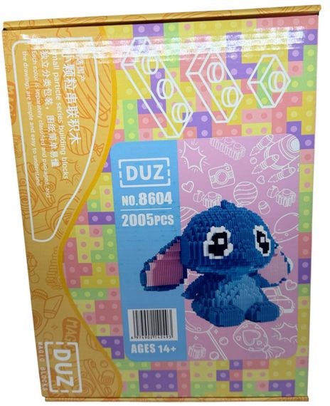 Конструктор 3D Стич Stitch синий 2005 деталей большой строительный набор для подростков от 14 лет | Зображення 7