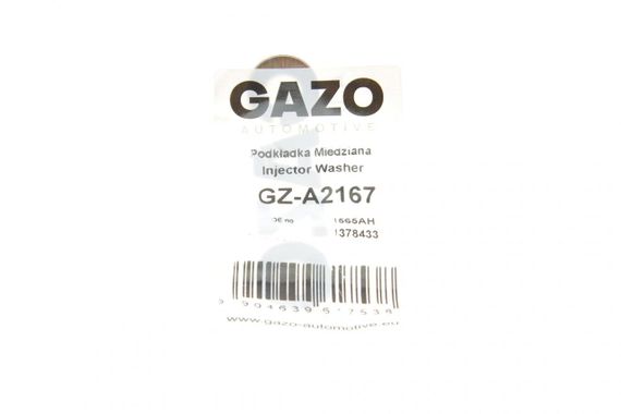 Шайба під форсунку Citroen Jumper Fiat Ducato Ford Transit 2.2-2.4 HDI 06- к-кт 4шт  GZ-A2167 | Зображення 1