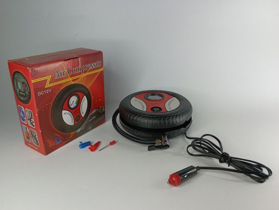 Насос для коліс в авто, Електронний компресор для шин   знижка | Зображення 3
