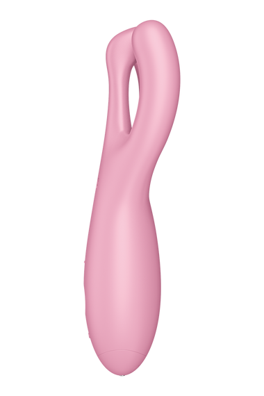 Гнучкий смарт-вібратор Satisfyer Threesome 4 Connect App рожевий Sex Aura | Зображення 2