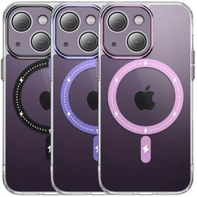 Чохол TPU+PC Colorful with MagSafe для Apple iPhone 14 (6.1")