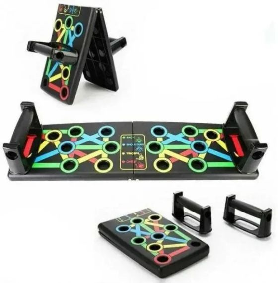 Дошка для віджимань Foldable Push Up Board 14 в 1 упор для віджимань підставки для віджимань | Зображення 2