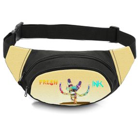 Сумка-бананка детская с принтом Fresh!Ink поясная сумка для мальчика (4697)